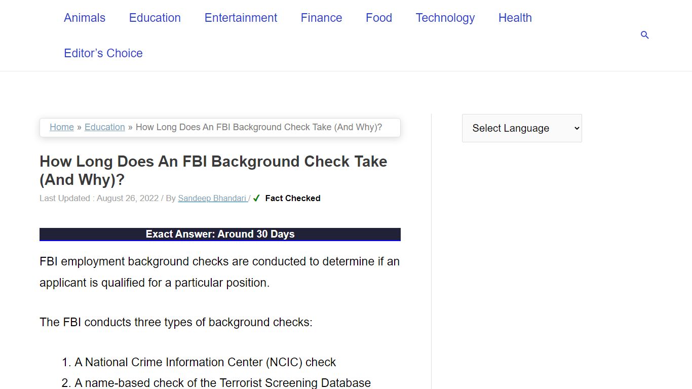How Long Does An FBI Background Check Take (And Why)?